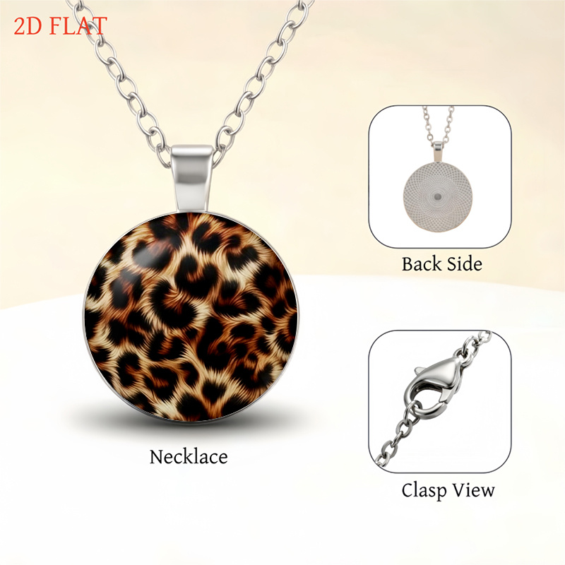 5pc Leopard Print Ladies Jewelry Set